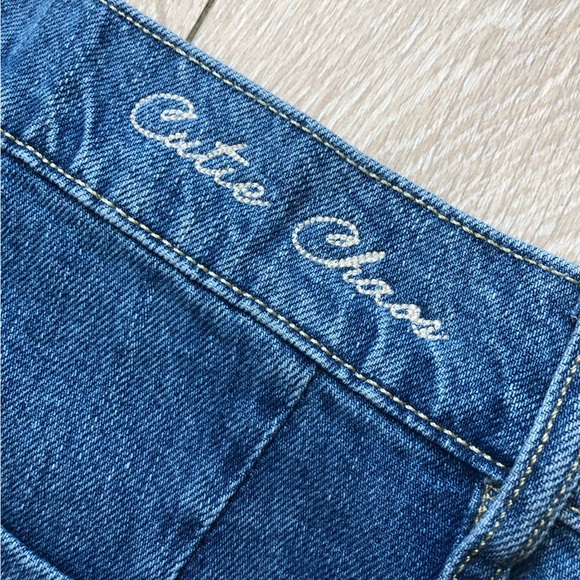 NWT Zara x Harry Lambert Cutie Chaos Flare Jeans Size 31 - Picture 13 of 14